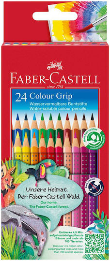 Faber-Castell Farbstift-Set Aquarell 24Stück Packung von 1 Verpackungen