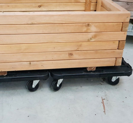 ArtPlast Πλατφόρμα Μεταφοράς για Φορτίο Βάρους έως 300kg σε Μαύρο Χρώμα