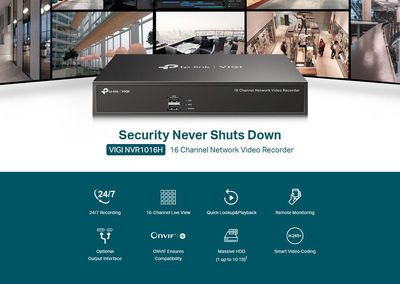 TP-LINK v1.2 DVR NVR VIGI NVR1016H