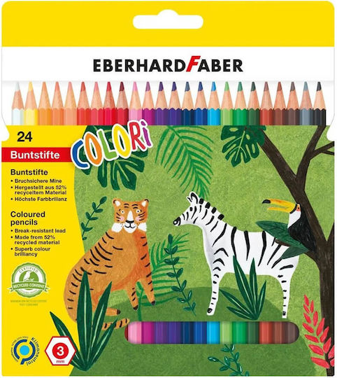 Eberhard Faber Farbstift-Set 3mm 24Stück Packung von 1 Verpackungen