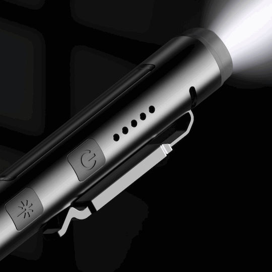 Ledholics Φακός Συνεργείου Επαναφορτιζόμενος LEDUV IP55 με Φωτεινότητα έως 160lm