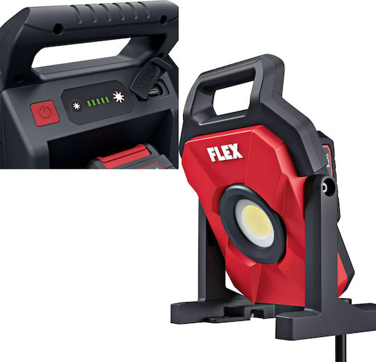 Flex Προβολέας Εργασίας Μπαταρίας LED IP65 με Φωτεινότητα έως 5000lm Cl