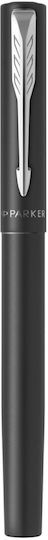Parker Vector XL Writing Pen Medium Black made of Steel with 1 Replacement Nibs