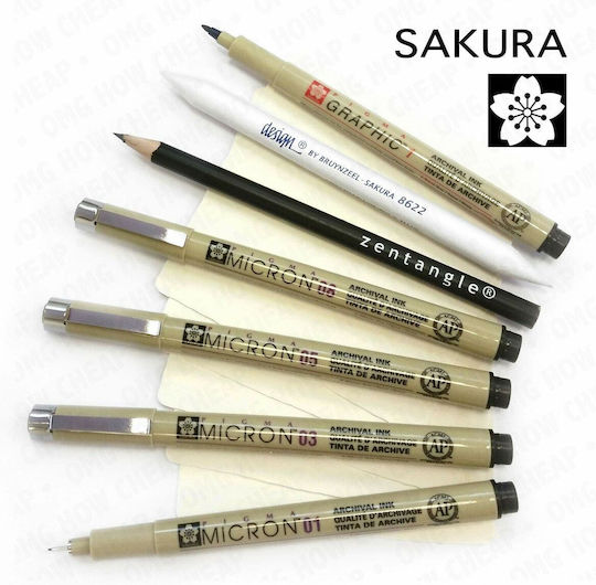 Sakura Set Stilou Gri