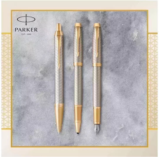 Parker Replacement Nib Fine 0.5mm Silver made of Steel with Blue Ink and with 1 Replacement Nibs
