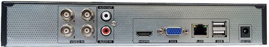 TVT TD-2004NS-HL Καταγραφικό HVR 4 Καναλιών με Ανάλυση Full HD