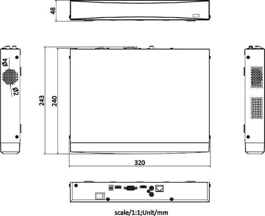 Hikvision Ds-7604nxi-k1 DVR NVR DS-7604NXI-K1(D)