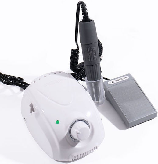 Marathon Champion Nail Drill Power 65W White with Pedal with 35000 Rotations per Minute