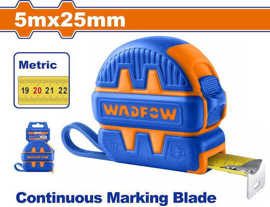 Wadfow Tape Measure with Auto-Rewind 25mm x 5m