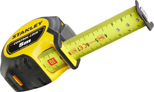Stanley Lock Tape Measure with Auto-Rewind 25mm x 5m