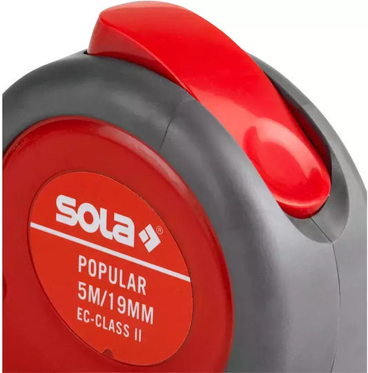 Sola POPULAR PP3 Tape Measure with Auto-Rewind 13mm x 3m