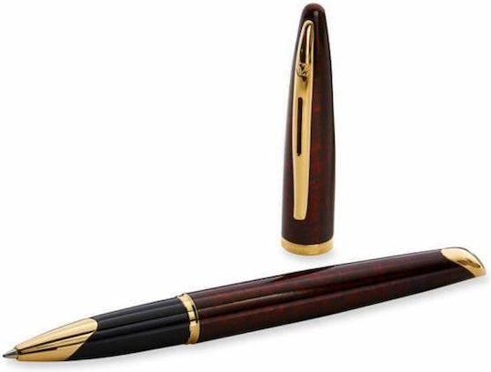 Waterman Carene Πένα Γραφής Fine Καφέ
