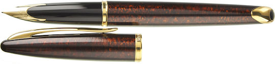 Waterman Carene Πένα Γραφής Fine Καφέ
