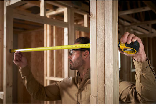 Stanley Lock Tape Measure with Auto-Rewind 25mm x 8m
