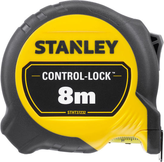 Stanley Lock Tape Measure with Auto-Rewind 25mm x 8m