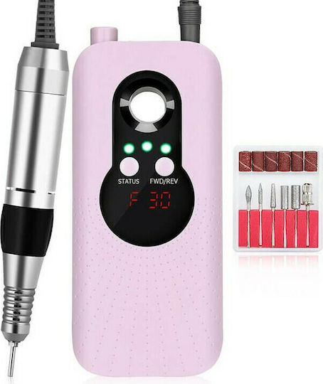 SML Nagelfräser Strom 30W Rosa mit 35000 Umdrehungen pro Minute