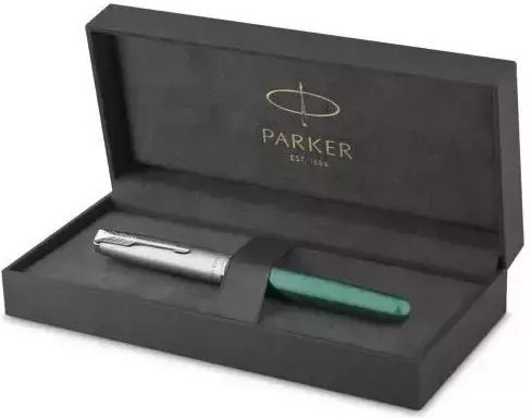 Parker Sonnet Essential Πένα Γραφής Fine Πράσινη με Μπλε Μελάνι