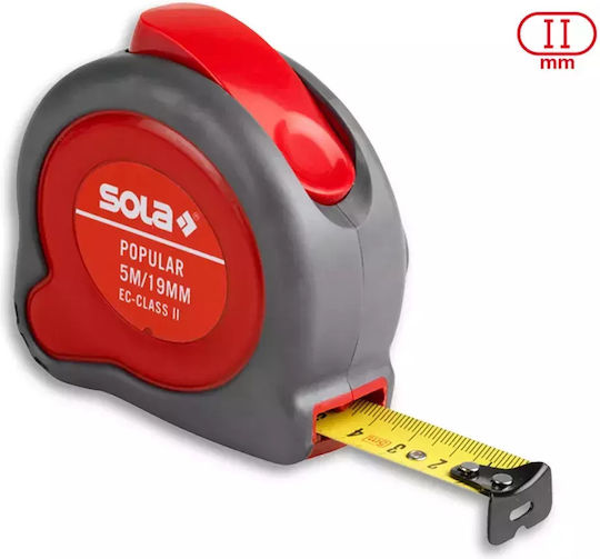 Sola POPULAR PP8 Μετροταινία με Αυτόματη Επαναφορά 25mm x 8m 2τμχ