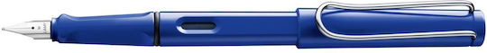Lamy Safari 014 Fine Πένα Γραφής Fine Μπλε από Πλαστικό με Μπλε Μελάνι