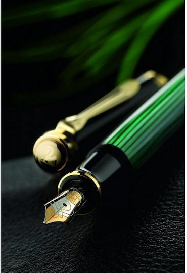 Pelikan M1000 Souveran Писалка за Писане Medium Зелена