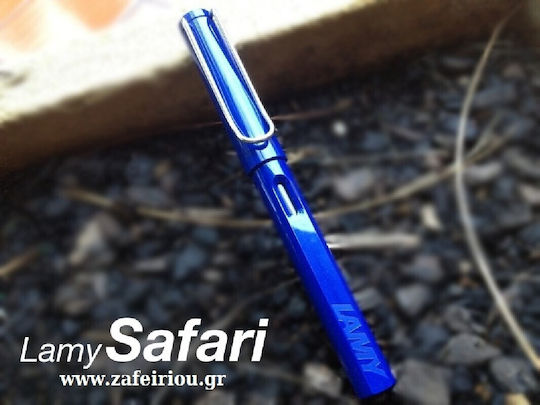 Lamy Safari 014 Fine Πένα Γραφής Fine Μπλε από Πλαστικό με Μπλε Μελάνι