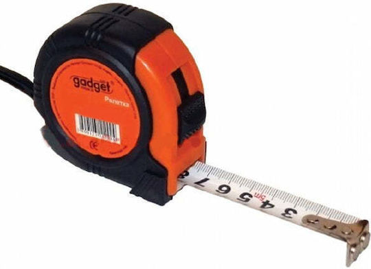Gadget Tools Magnetic Roll 7.5m x 25mm Tape Measure with Auto-Rewind and Magnet 25mm x 7.5m