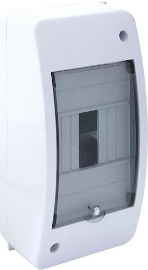Elektro Plast Wall mounted 4-Elements Fuse Box with 1 Row W87xH198xD84mm