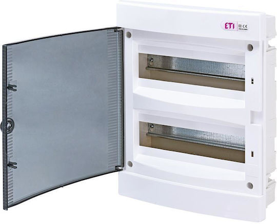 ETI Walled 12-Elements Fuse Box with 2 Rows