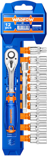 Wadfow Ratschen- & Steckschlüssel-Sets 1\2" 12Stück