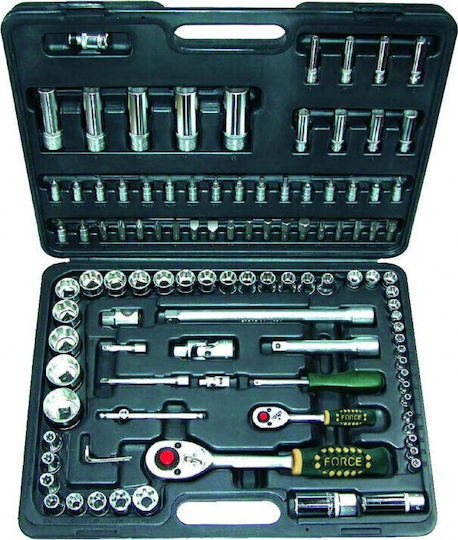 Force Καστάνια με Καρυδάκια 1\4" & 1\2" 108τμχ