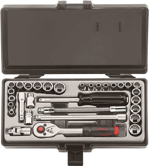 Force Set Ratchet 1\4" 31pcs