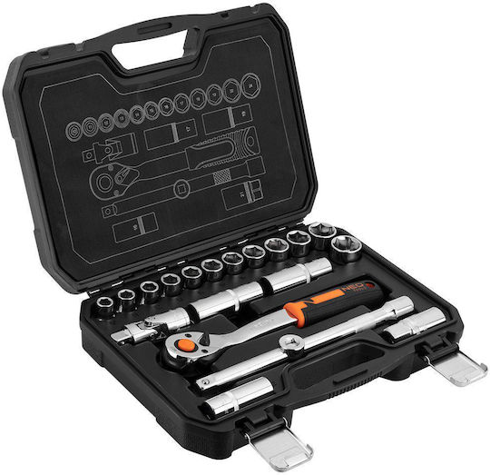 Neo Tools Καστάνια με Καρυδάκια 1\2" 20τμχ