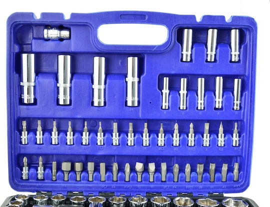 Geko Set Ratchet 1\2" & 1\4" 94pcs