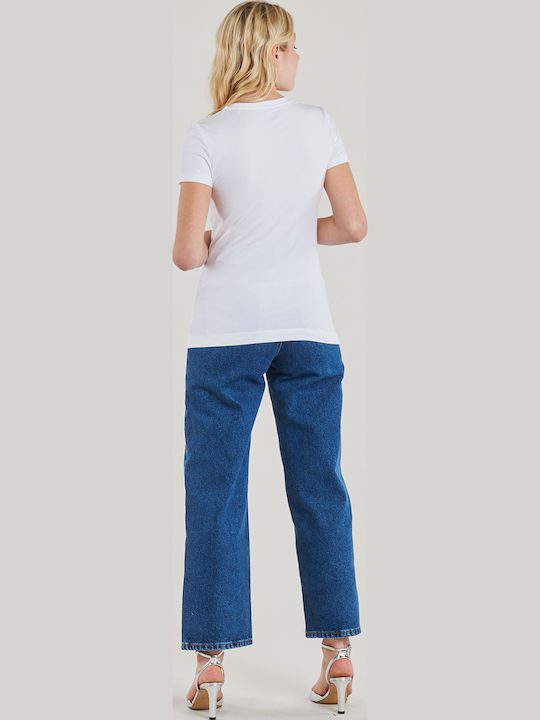 Damen T-Shirt Weiß