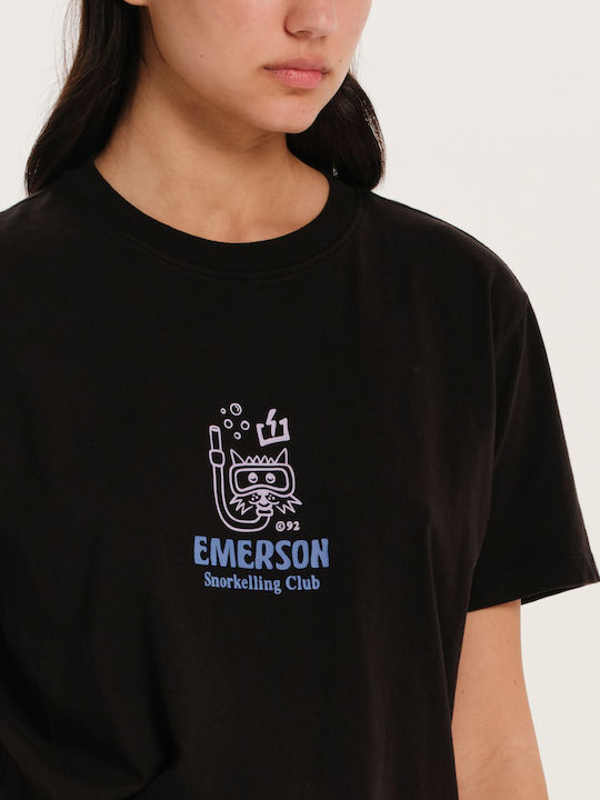 Damen Oversized T-Shirt Schwarz