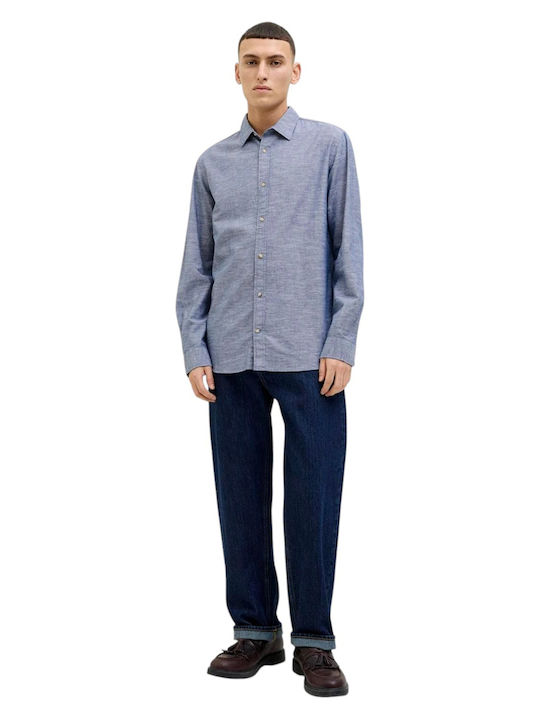 Μακρυμάνικo Πουκάμισο Faded Denim Blue