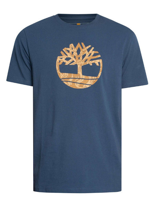Tree T-shirt Navy Blue