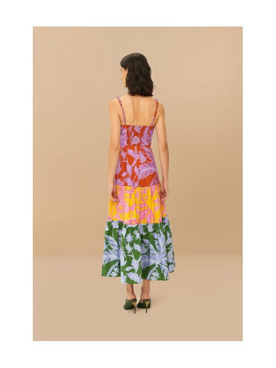 Καλοκαιρινό Midi Φόρεμα Multicolor