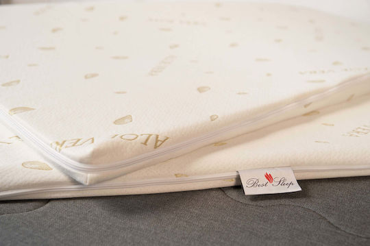 BestSleep Ανώστρωμα Super Orthopedic Μονό Foam Eμποτισμένο με Αλόη 90x200x4εκ.