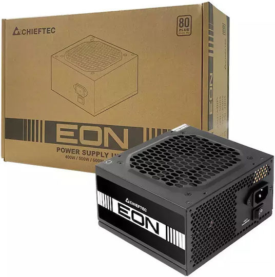 Chieftec EON 400W Μαύρο Τροφοδοτικό Υπολογιστή Full Wired 80 Plus Standard