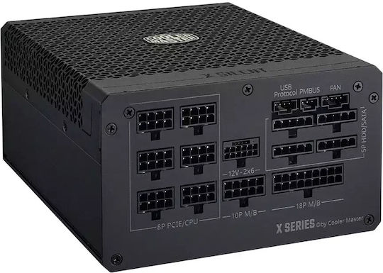 CoolerMaster X Silent Edge 850W Μαύρο Τροφοδοτικό Υπολογιστή Full Modular 80 Plus Platinum