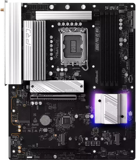 ASRock B860 Pro RS WiFi Дънна платка ATX с Intel 1851 Сокет