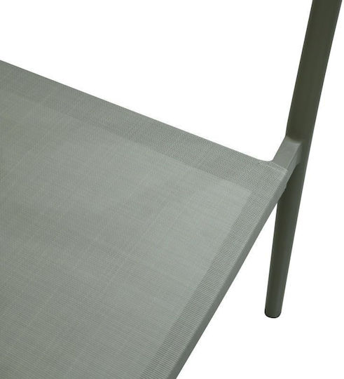 Outdoor Armchair Aluminum Convince Coffee 56x63x82cm