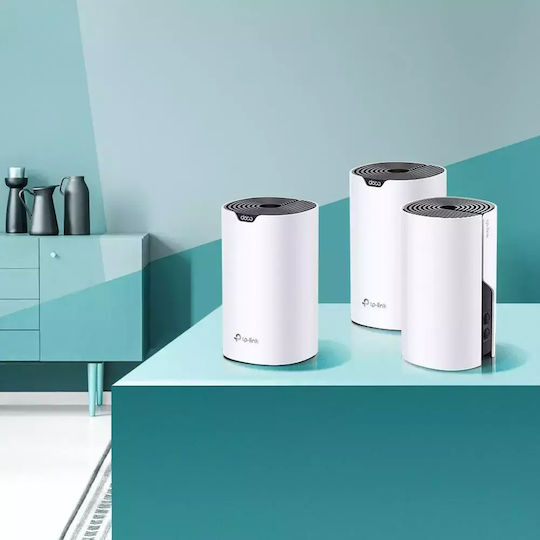 TP-LINK Deco S4 v1 WiFi Mesh Network Access Point Wi‑Fi 5 Dual Band (2.4 & 5GHz) σε Τριπλό Kit