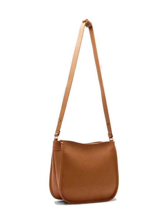 Leder Damentasche Schultertasche Tabac Braun