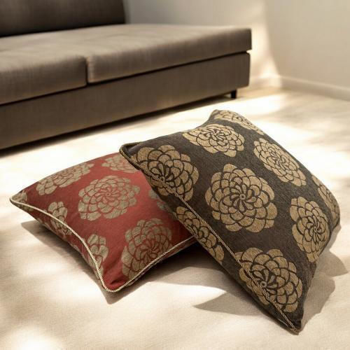 Linea Home Διακοσμητική Μαξιλαροθήκη Sage από Βελούδο Λάδι 65x65εκ.