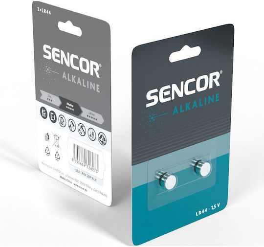 Sencor Batterien Alkalisch für Uhren LR44 1.5V 2Stück