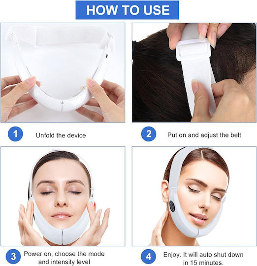Electric Firming Light Therapy Face Mask LED 110608
