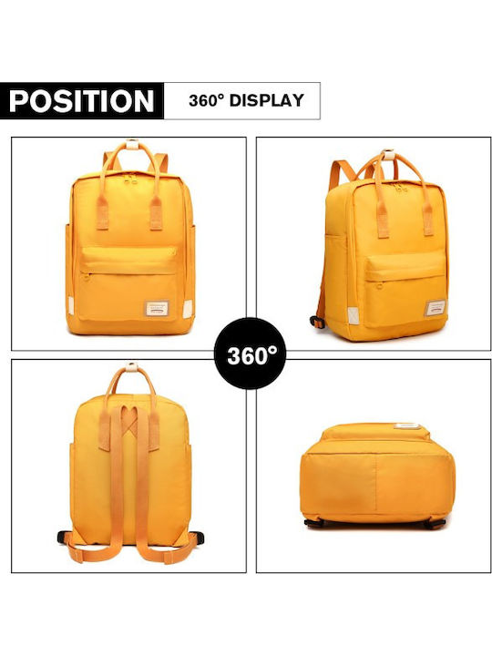 Miss Lulu Backpack Κίτρινο