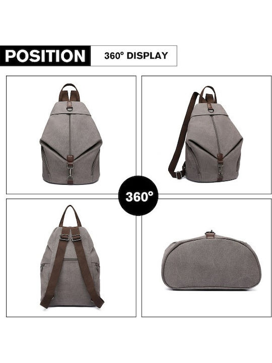 Miss Lulu Backpack Γκρι